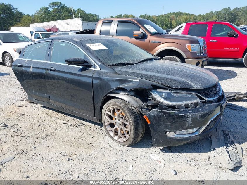 2015 Chrysler 200 C VIN: 1C3CCCEG1FN514578 Lot: 40553072