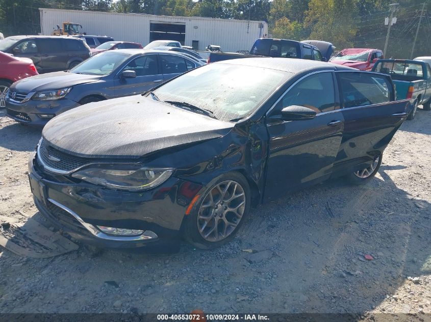 2015 Chrysler 200 C VIN: 1C3CCCEG1FN514578 Lot: 40553072