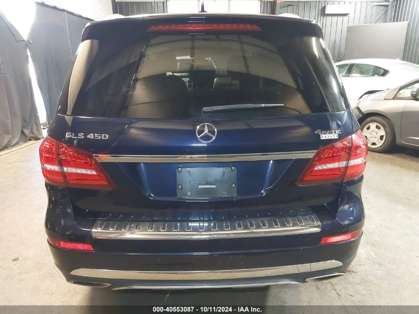 2017 Mercedes-Benz Gls 450 4Matic VIN: 4JGDF6EE3HA934565 Lot: 40553087