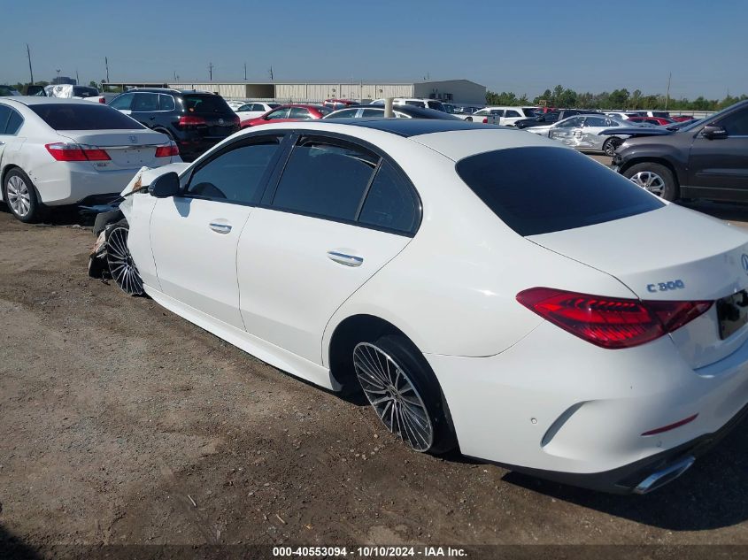 W1KAF4GB9PR123468 2023 Mercedes-Benz C 300 Sedan