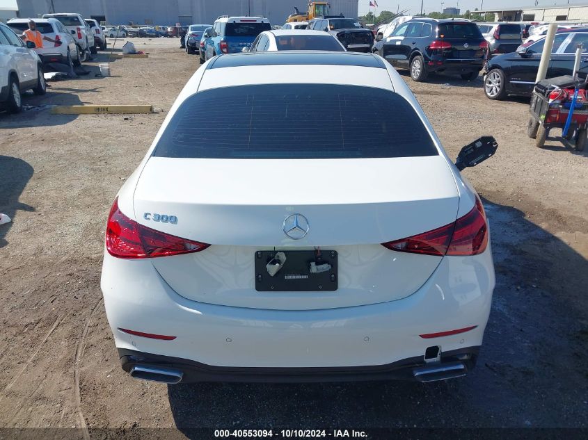 W1KAF4GB9PR123468 2023 Mercedes-Benz C 300 Sedan