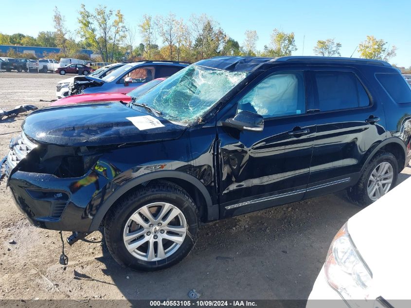 2018 Ford Explorer Xlt VIN: 1FM5K8D8XJGB50023 Lot: 40553105