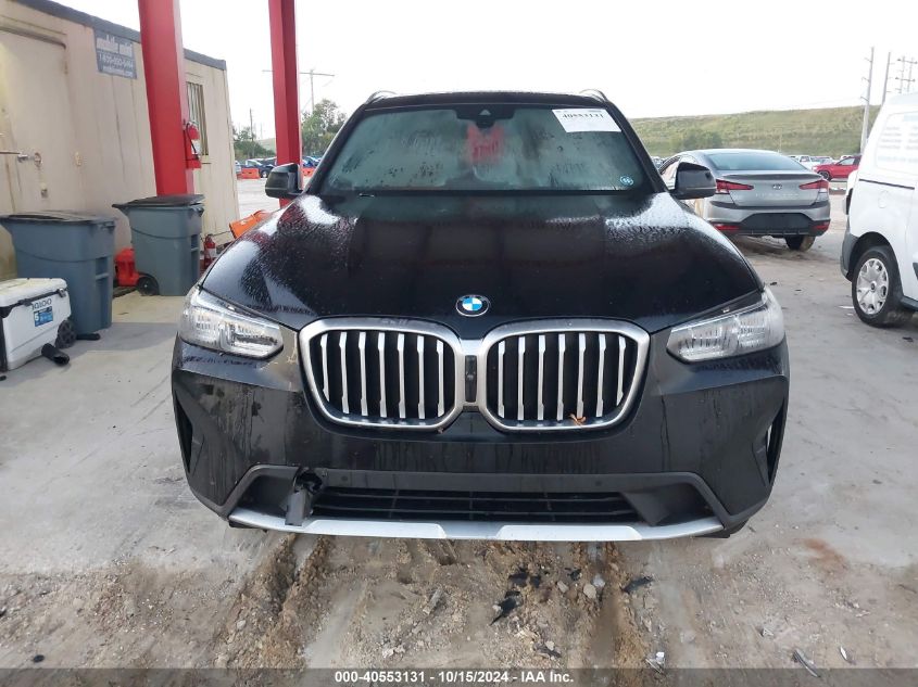 2023 BMW X3 xDrive30I VIN: 5UX53DP00P9N76170 Lot: 40553131