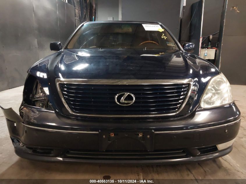 2006 Lexus Ls 430 VIN: JTHBN36F165045112 Lot: 40553135