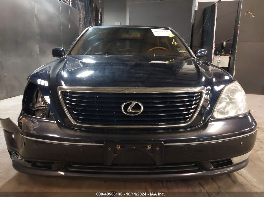 2006 Lexus Ls 430 VIN: JTHBN36F165045112 Lot: 40553135