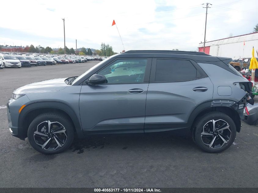 2021 Chevrolet Trailblazer Awd Rs VIN: KL79MUSL6MB017192 Lot: 40553177