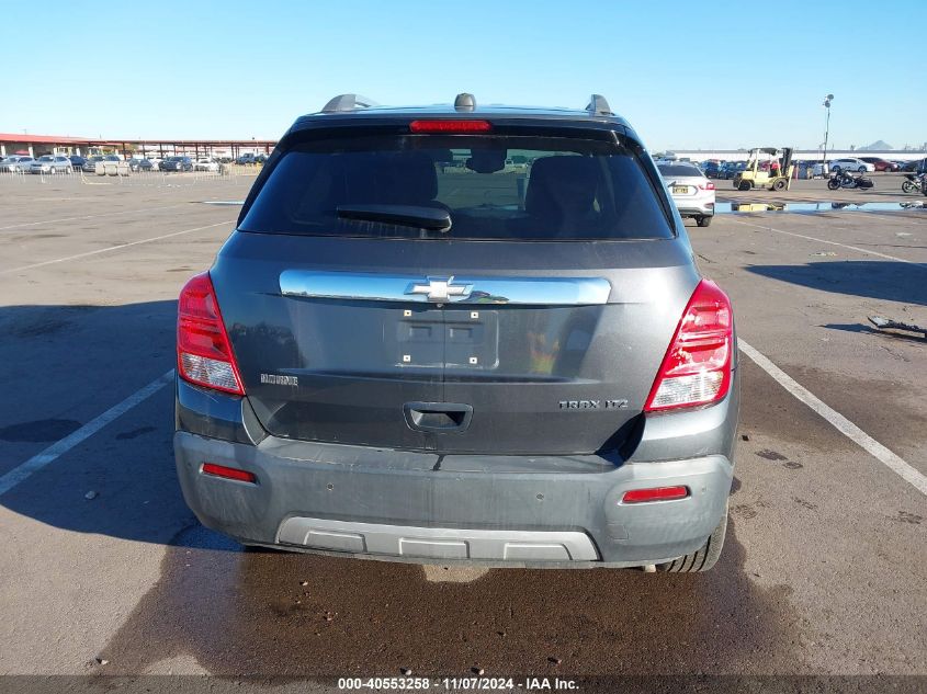 2016 Chevrolet Trax Ltz VIN: 3GNCJMSB7GL171915 Lot: 40553258