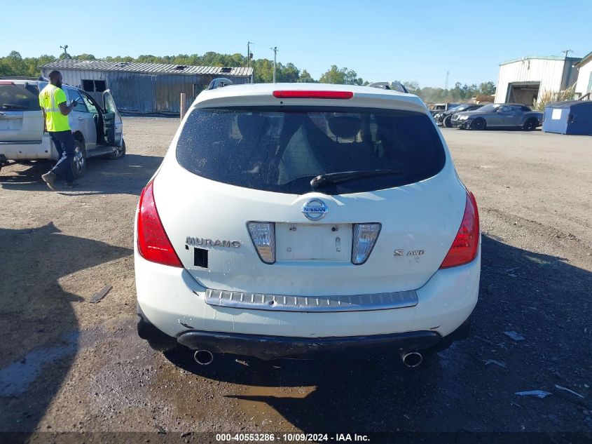 JN8AZ08W17W632391 2007 Nissan Murano S