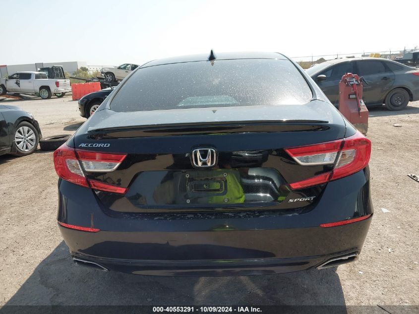 2021 Honda Accord Sport VIN: 1HGCV1F33MA065061 Lot: 40553291