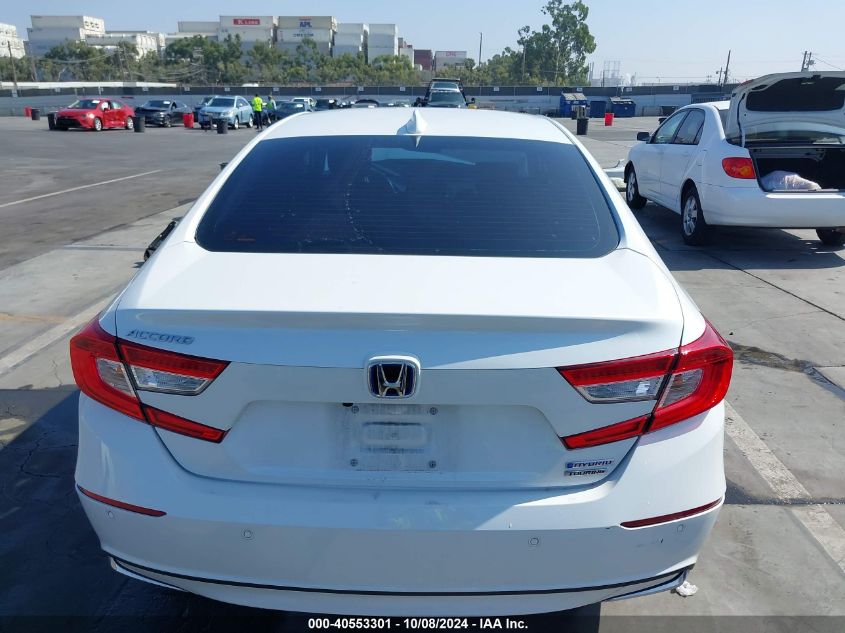 2022 Honda Accord Hybrid Touring VIN: 1HGCV3F92NA013650 Lot: 40553301