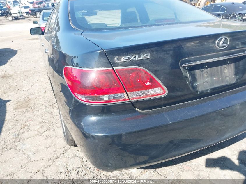 2005 Lexus Es 330 330 VIN: JTHBA30G555123063 Lot: 40553307