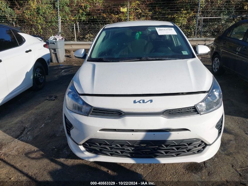 2022 Kia Rio Lx VIN: 3KPA24AD4NE439725 Lot: 40553329