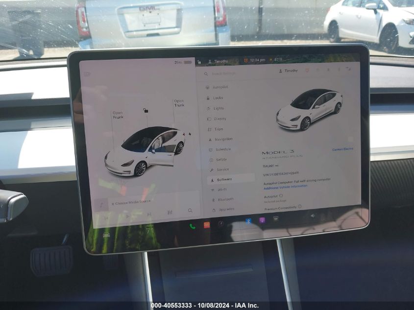 5YJ3E1EA2KF429411 2019 TESLA MODEL 3 - Image 18