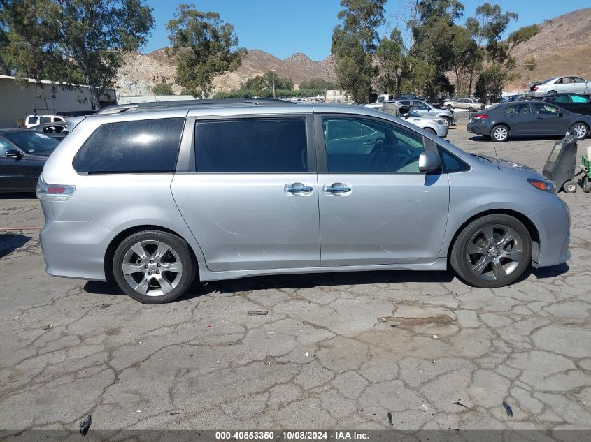 5TDXK3DC1ES446273 2014 Toyota Sienna Se 8 Passenger