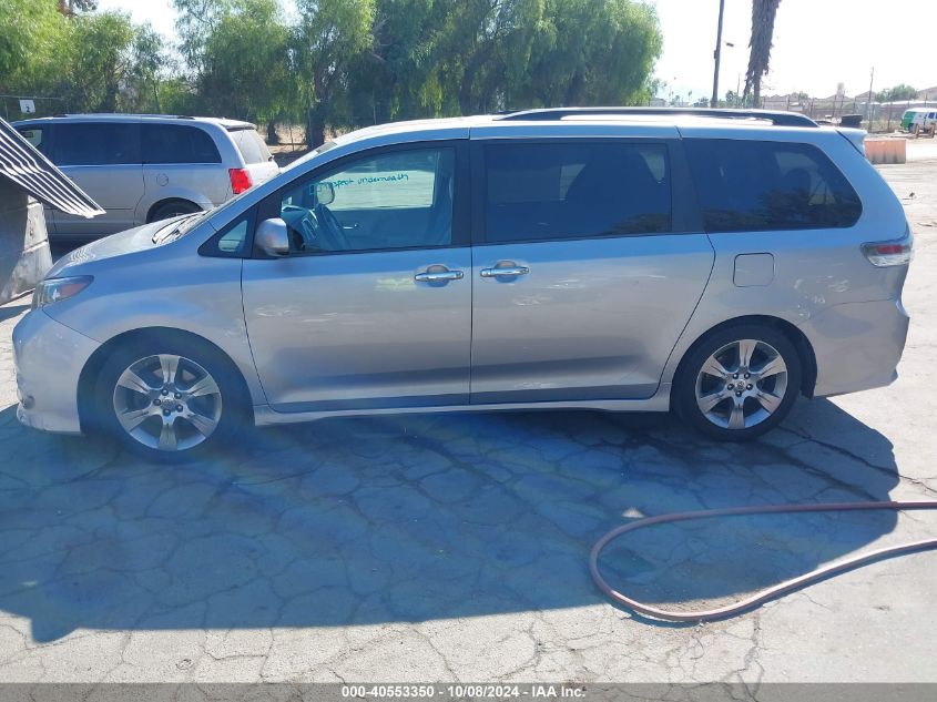 5TDXK3DC1ES446273 2014 Toyota Sienna Se 8 Passenger