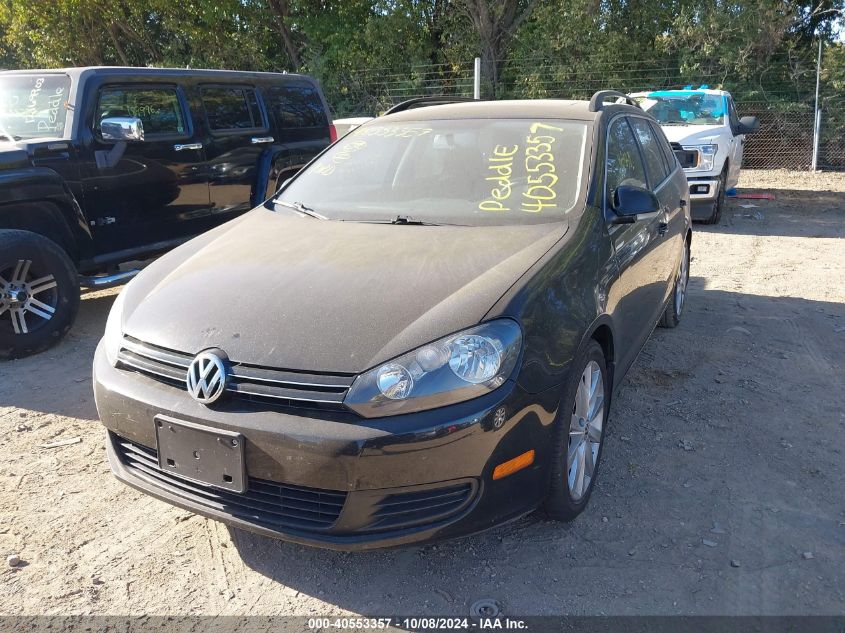 2014 Volkswagen Jetta Sportwagen 2.0L Tdi VIN: 3VWPL7AJ2EM609758 Lot: 40553357