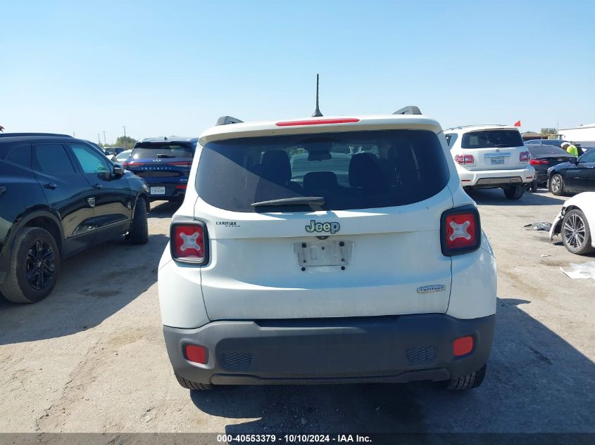 2017 Jeep Renegade Latitude Fwd VIN: ZACCJABB2HPG08669 Lot: 40553379