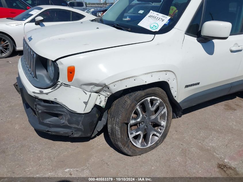 2017 Jeep Renegade Latitude Fwd VIN: ZACCJABB2HPG08669 Lot: 40553379