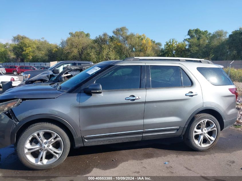 2013 Ford Explorer Limited VIN: 1FM5K8F85DGA21995 Lot: 40553385