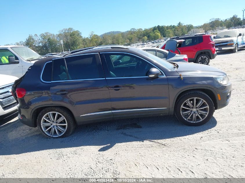 2016 Volkswagen Tiguan Se VIN: WVGAV7AX7GW518538 Lot: 40553424