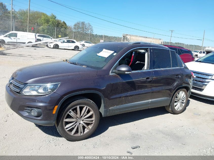 2016 Volkswagen Tiguan Se VIN: WVGAV7AX7GW518538 Lot: 40553424