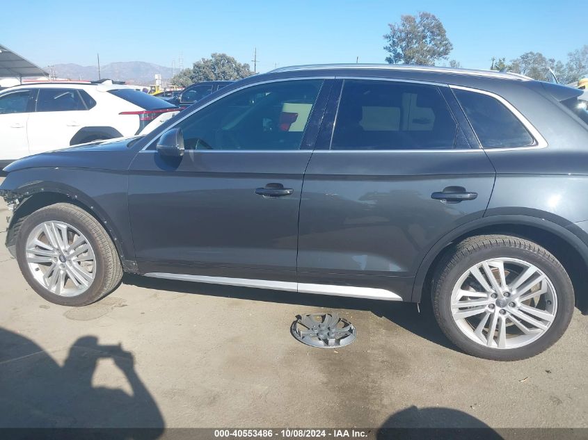 2018 Audi Q5 2.0T Premium/2.0T Tech Premium VIN: WA1BNAFY7J2227411 Lot: 40553486