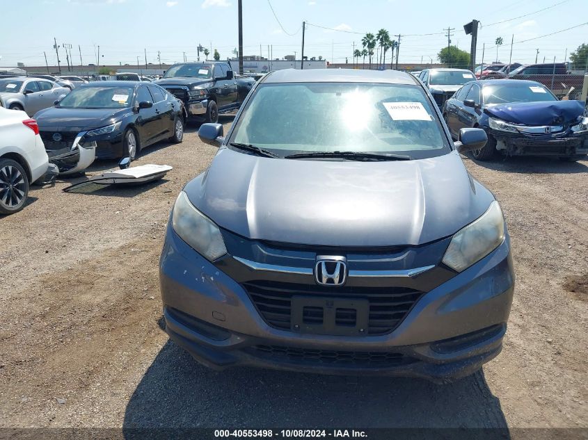 2016 Honda Hr-V Lx VIN: 3CZRU5H36GM722825 Lot: 40553498