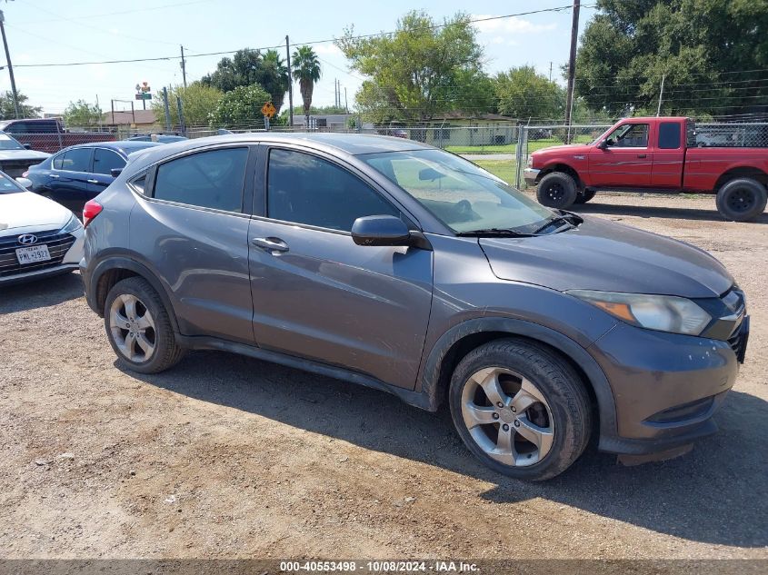 2016 Honda Hr-V Lx VIN: 3CZRU5H36GM722825 Lot: 40553498