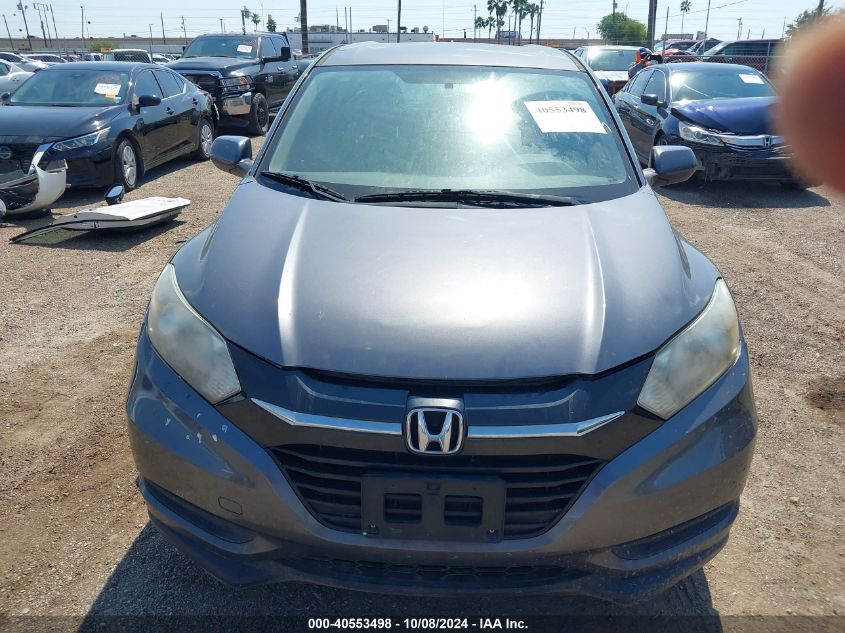 2016 Honda Hr-V Lx VIN: 3CZRU5H36GM722825 Lot: 40553498