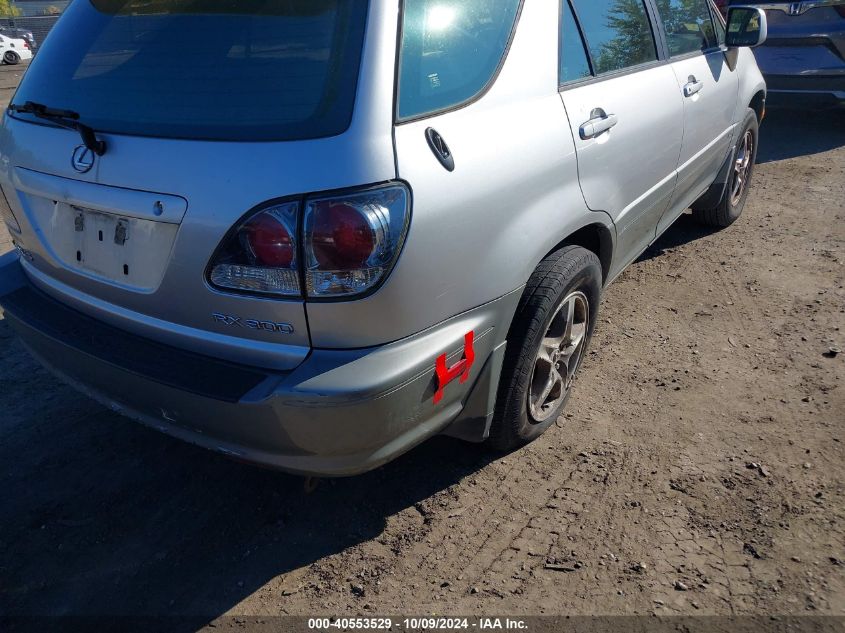 2002 Lexus Rx 300 VIN: JTJHF10U820276579 Lot: 40553529