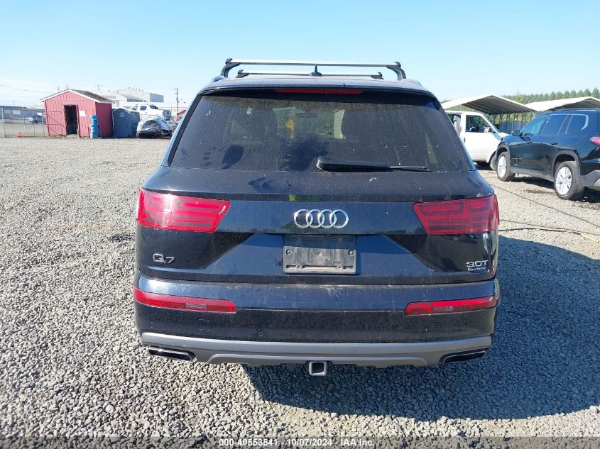 2017 Audi Q7 3.0T Premium VIN: WA1LAAF78HD008401 Lot: 40553541