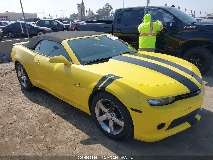 2015 CHEVROLET CAMARO 1LT - 2G1FD3D37F9298378