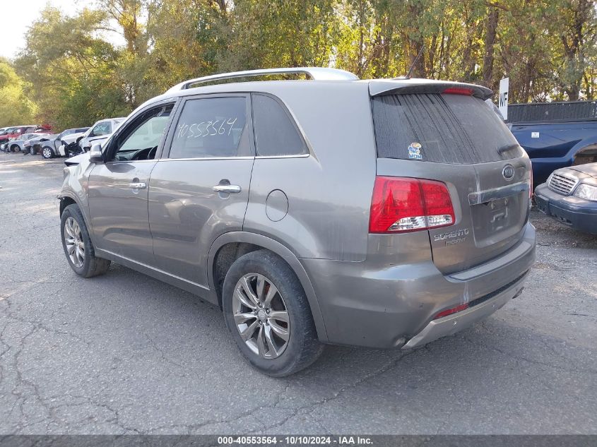 VIN 5XYKW4A25DG392486 2013 KIA Sorento, SX no.3