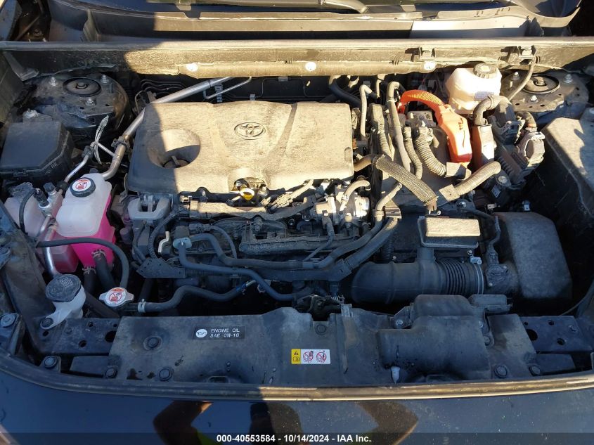 VIN JTMLWRFV8ND147718 2022 TOYOTA RAV4 HYBRID LE