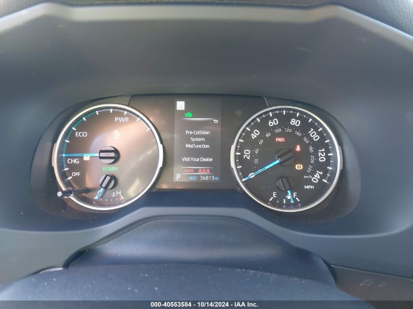 VIN JTMLWRFV8ND147718 2022 TOYOTA RAV4 HYBRID LE