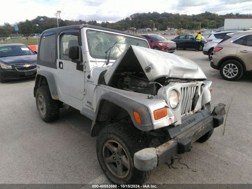 2006 Jeep Wrangler Sport Rhd VIN: 1J4F449S06P733413 Lot: 40553590