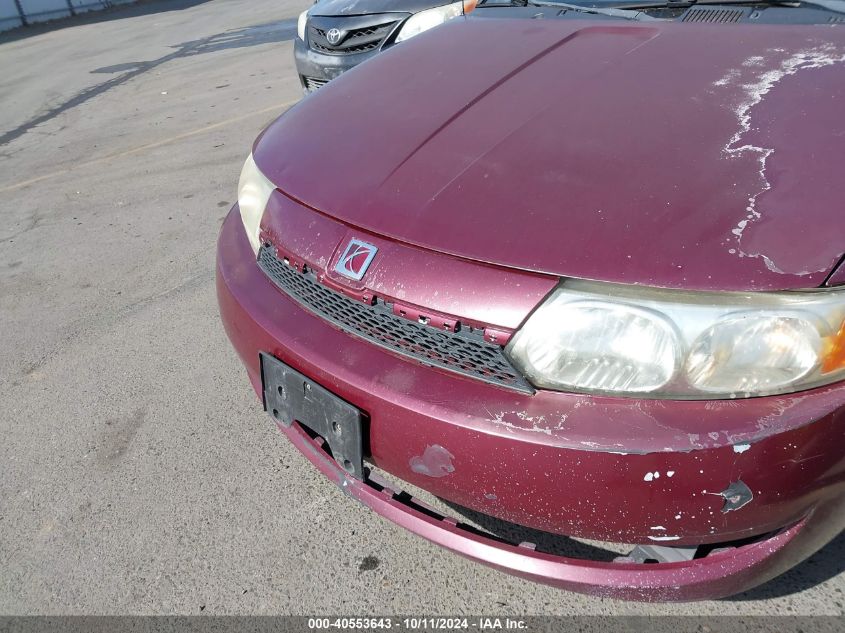 2003 Saturn Ion 3 VIN: 1G8AL52F03Z123477 Lot: 40553643