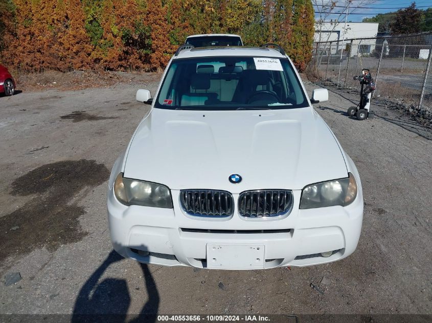 WBXPA93466WG89407 2006 BMW X3 3.0I