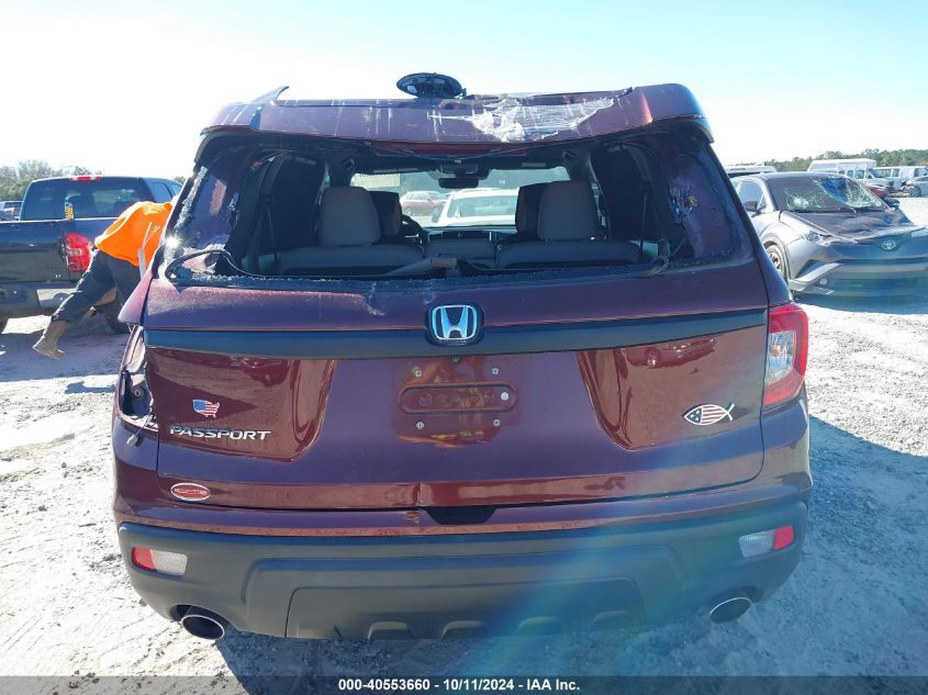 2021 Honda Passport Exl VIN: 5FNYF7H51MB004964 Lot: 40553660