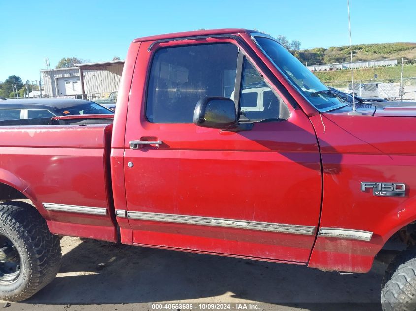 1996 Ford F150 VIN: 1FTEF14N6TLB91488 Lot: 40553689