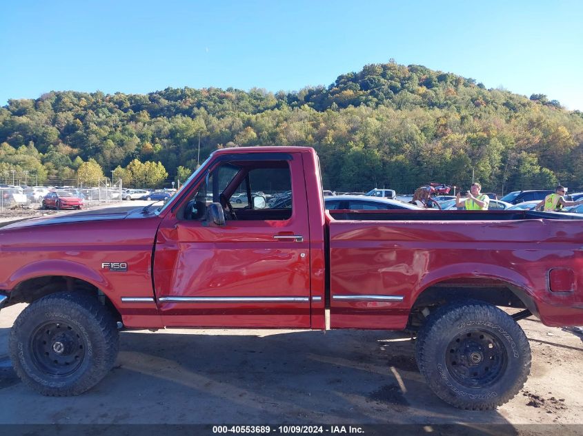 1996 Ford F150 VIN: 1FTEF14N6TLB91488 Lot: 40553689