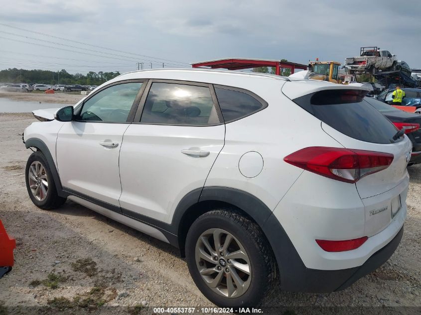 2018 Hyundai Tucson Sel VIN: KM8J3CA41JU702803 Lot: 40553757