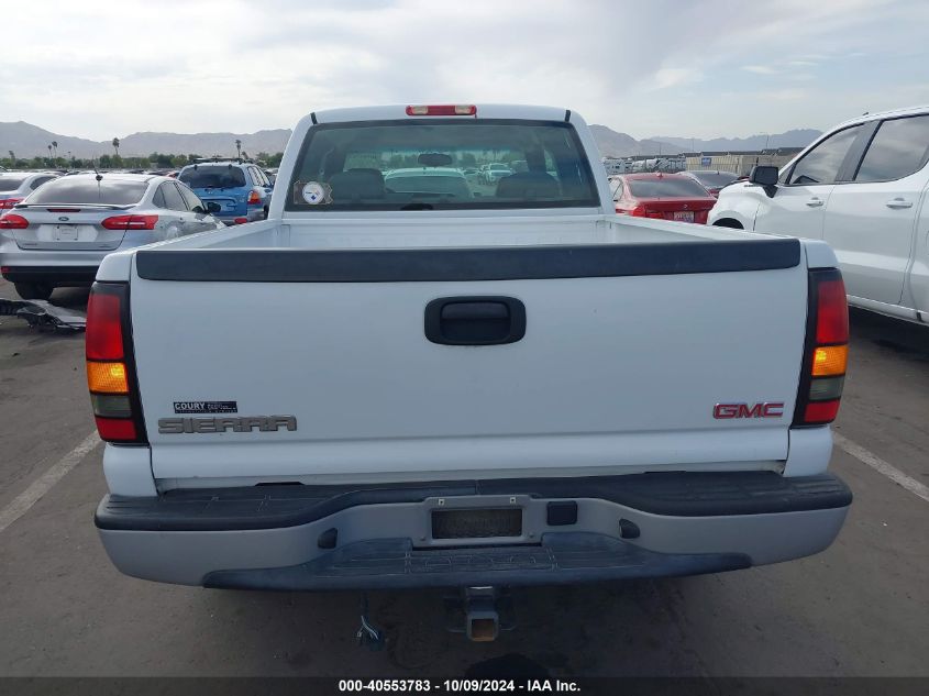 2006 GMC Sierra 1500 Work Truck VIN: 1GTEC19X66Z103382 Lot: 40553783