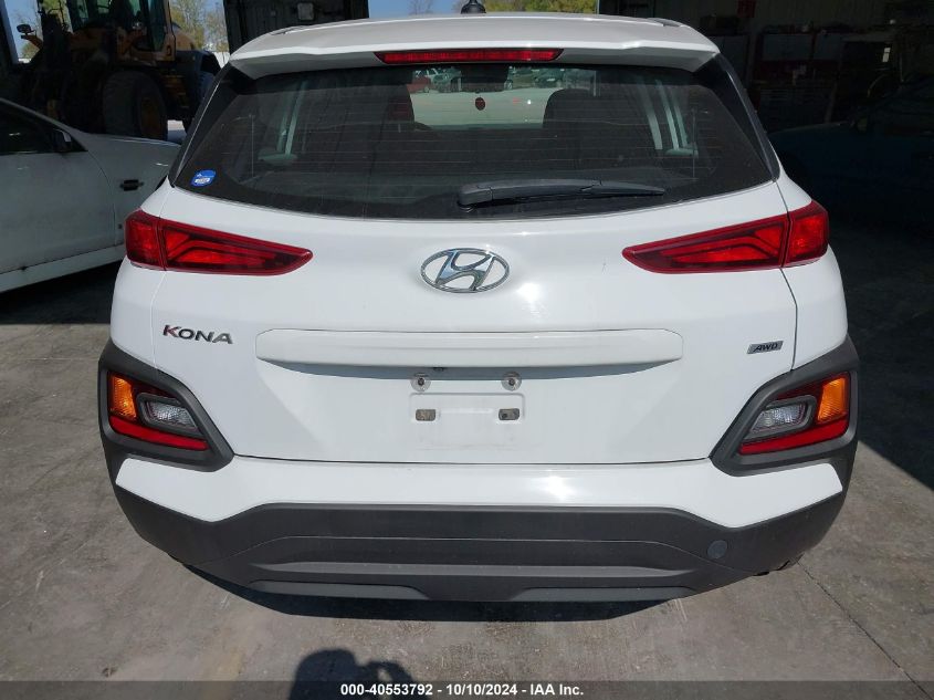 2019 Hyundai Kona Se VIN: KM8K1CAA8KU301024 Lot: 40553792