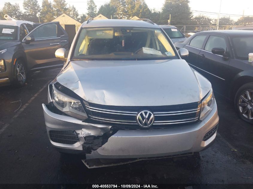 2017 Volkswagen Tiguan 2.0T/2.0T S VIN: WVGAV7AX9HK016767 Lot: 40553794