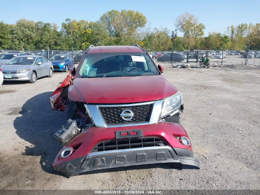 2015 Nissan Pathfinder Sv VIN: 5N1AR2MM5FC656782 Lot: 40553819