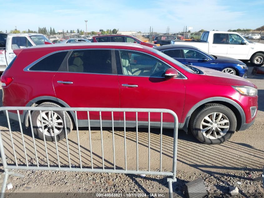 5XYPG4A50GG129842 2016 Kia Sorento 3.3L Lx