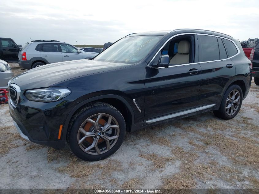 2024 BMW X3 xDrive30I VIN: WBX57DP07RN248330 Lot: 40553840