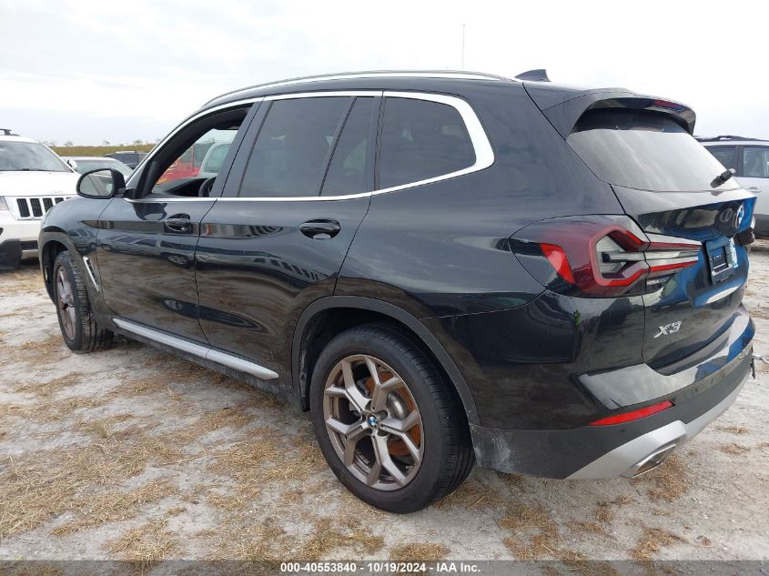 2024 BMW X3 xDrive30I VIN: WBX57DP07RN248330 Lot: 40553840