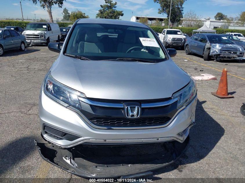 2016 Honda Cr-V Lx VIN: 3CZRM3H33GG709873 Lot: 40554022